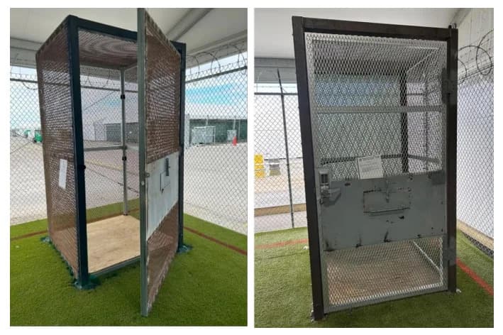 Watchdog: 'Alligator Alcatraz' Kept Detainees in Cramped Tent Units and 52×52‑Inch Metal Enclosures
