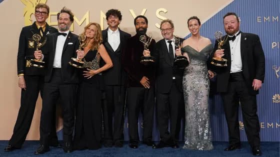 Emmys Roundup: Apple TV+ Sweeps 28 Wins as 'Widow's Bay' Takes 14; 'The Pitt' Claims Six