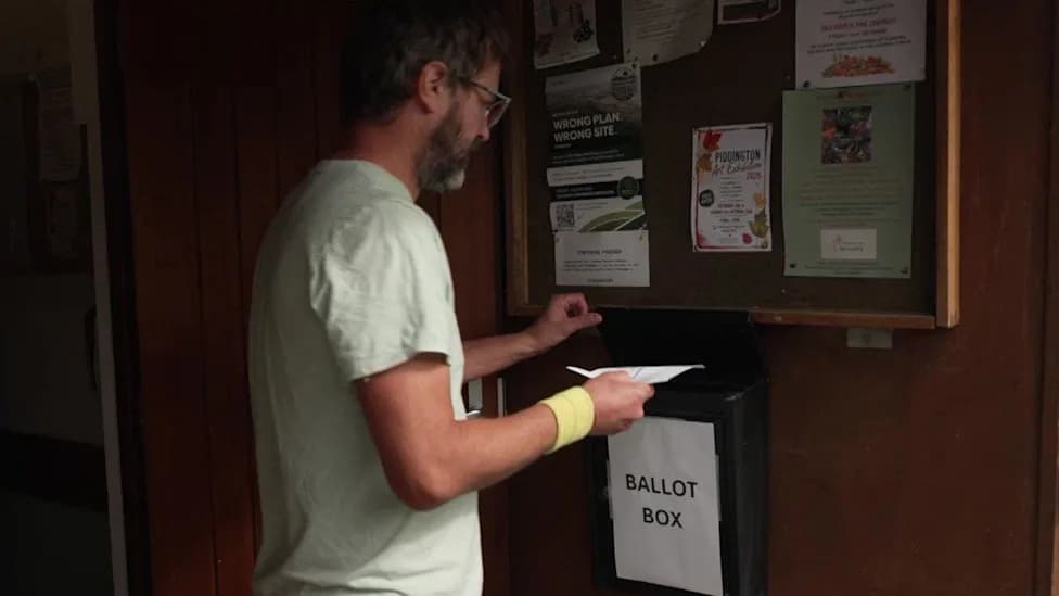 Piddington Holds Symbolic 'Secession' Vote After Home Office Plans For Asylum Housing