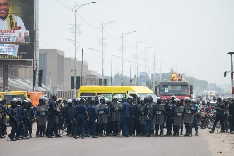 DR Congo Police Use Tear Gas as Nationwide Protests Oppose Proposed Constitutional Change