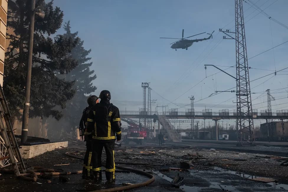 Zelensky Pledges Stronger Defences for Ukraine's Railways After Drone Strike Near Polish Border