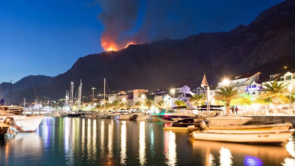 Hundreds Flee to Sea as Fast-Moving Wildfire Rips Through Croatia's Brač Island
