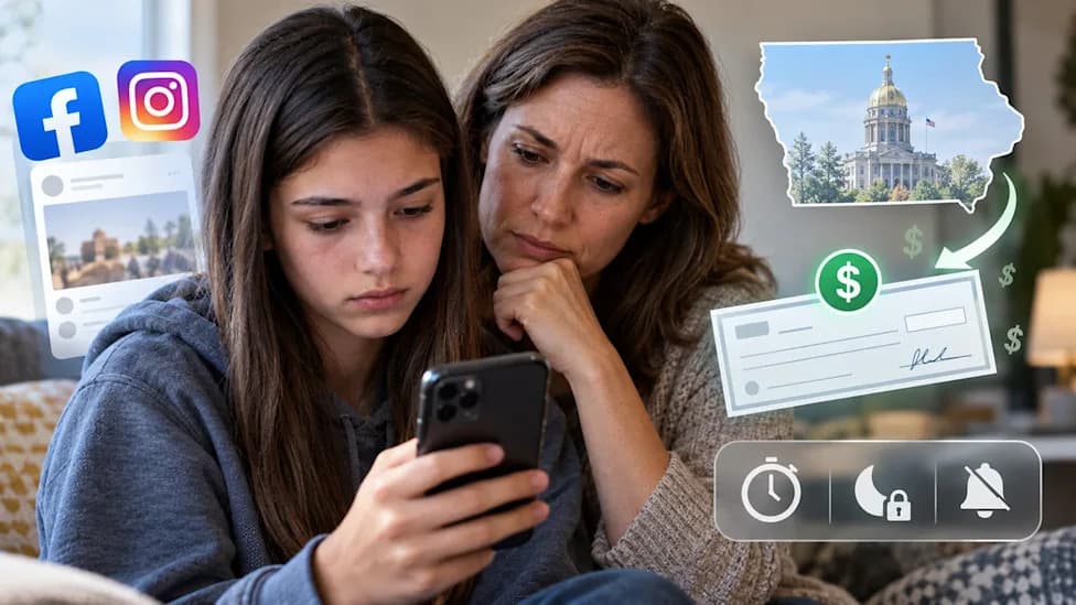 Iowa First To Pay Out Meta Settlement: $25M Restitution Fund For Teens