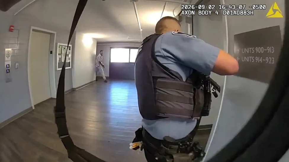Newly Released Footage Shows Officers Wounded During Deadly Minneapolis Apartment Rampage