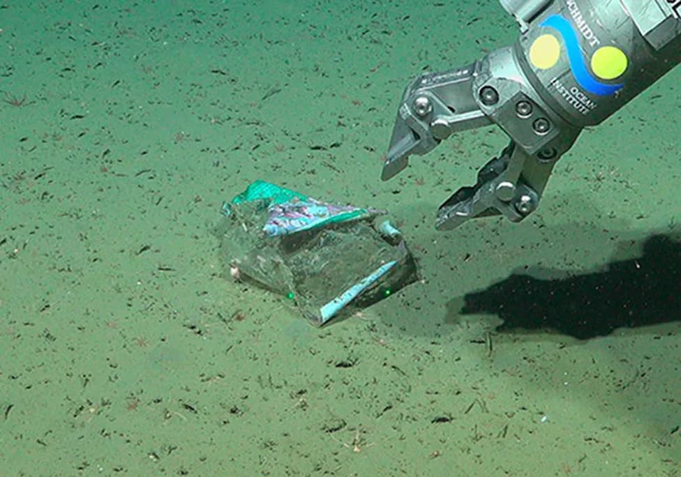 Human Trash Reaches Abyssal Depths: Plastics and a Boot Found Over 3,700 m Down in Mar del Plata Canyon