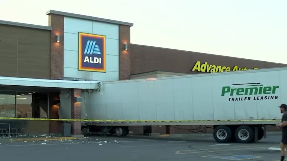 Tennessee Truck Driver Charged After Allegedly Crashing Tractor-Trailer Into Nashville Aldi