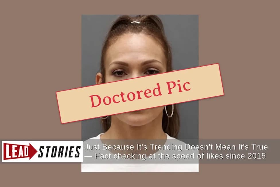 Fact Check: Viral 'Jennifer Lopez' Mugshot Was AI‑Generated — Not Cyrena Anne Quast's Real Booking Photo