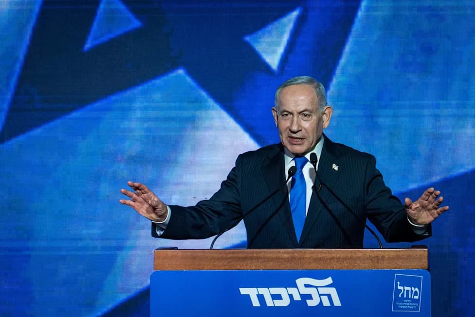 Netanyahu Frames Election as Binary Choice, Launches Broad Attack on Gadi Eisenkot and Opponents