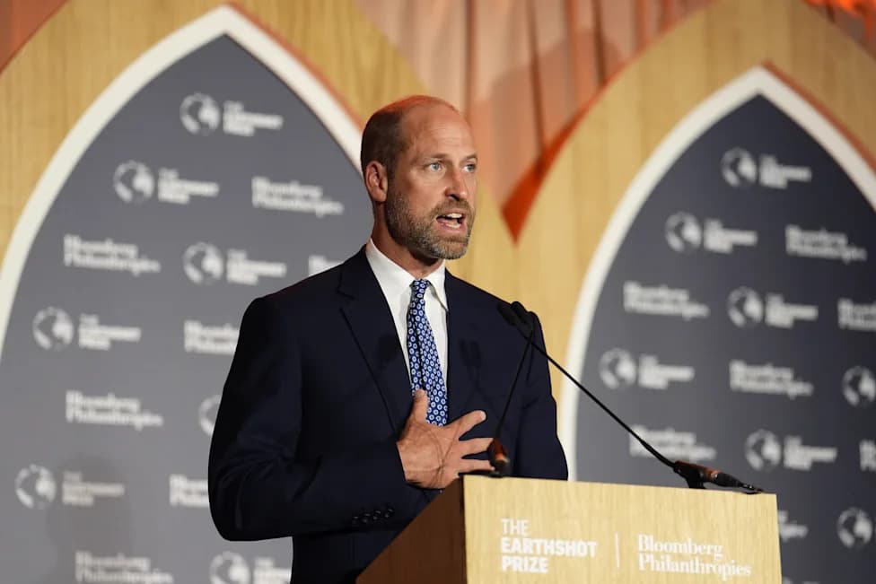 Prince William Announces 15 Finalists for 2026 Earthshot Prize, Including Yellowstone to Yukon