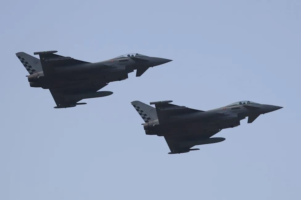 Suspected Houthi Strike Heavily Damages Italian Eurofighter F-2000 at Taif Base
