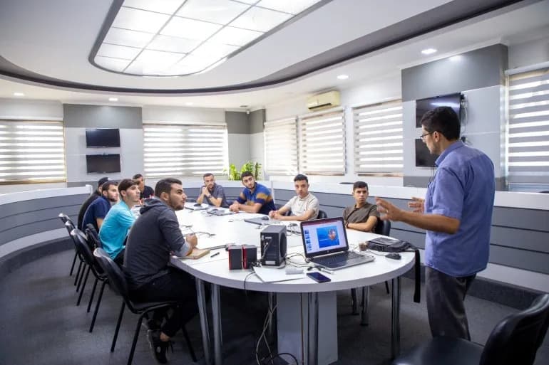 Lacking Equipment but Not Ambition: Gaza Students Keep Learning Robotics