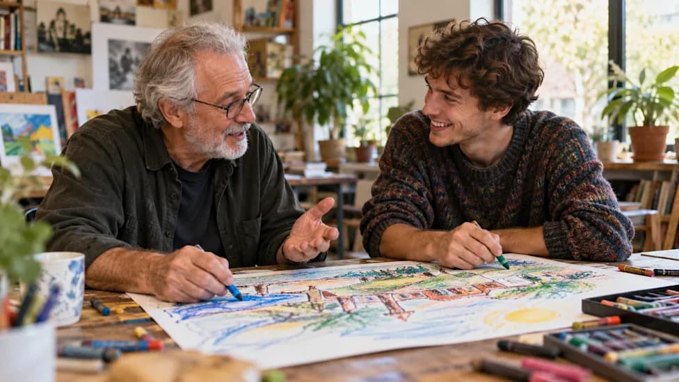 Drawing Together: How Young and Old Brains Forge Connection—Even When Neural Sync Falls