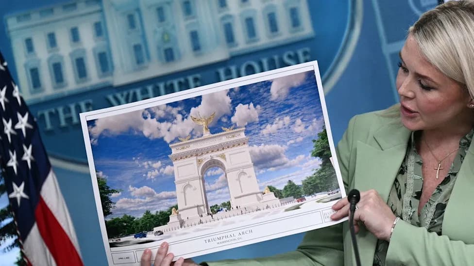 Trump Says Proposed Washington 'Triumphal Arch' Will Be Converted Into Drone, Sniper And Ammunition Facility