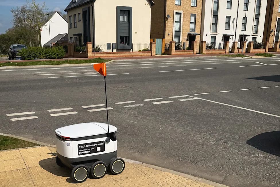 UK Charity Calls For Ban On Pavement Delivery Robots To Protect Disabled Pedestrians