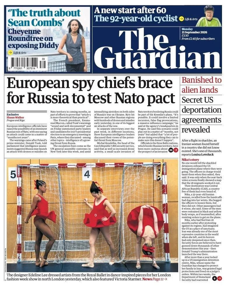 Moscow Drone Strike, Big Tech Risks and UK Tax Speculation Dominate Front Pages