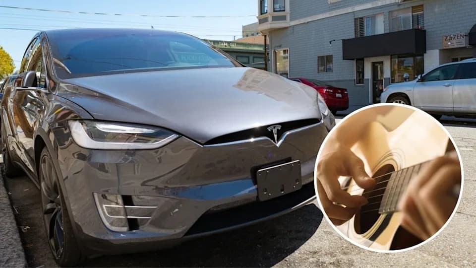 Tesla Driver Reportedly Played Guitar While Driving at 60mph on M25 — Summoned to Court