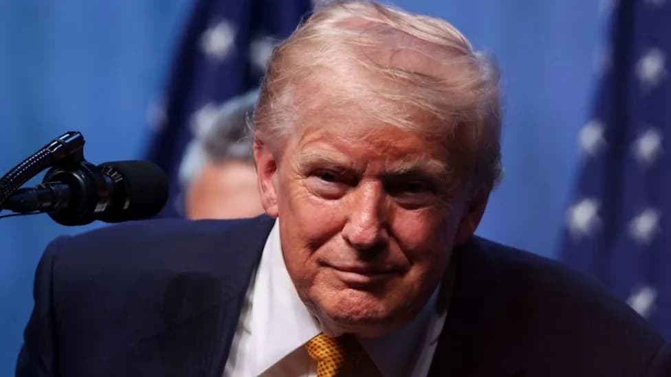 Trump Shares Bizarre AI Image Titled "His Hemisphere" Showing Him Overlooking Greenland