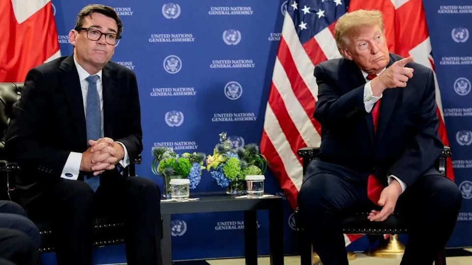 Trump: I Can 'Do Business' With Andy Burnham — But Calls Chagos Deal 'Terrible'