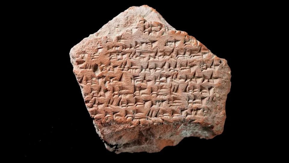 3,400-Year-Old Fragment of the Treaty of Kadesh Unearthed at Hattusha
