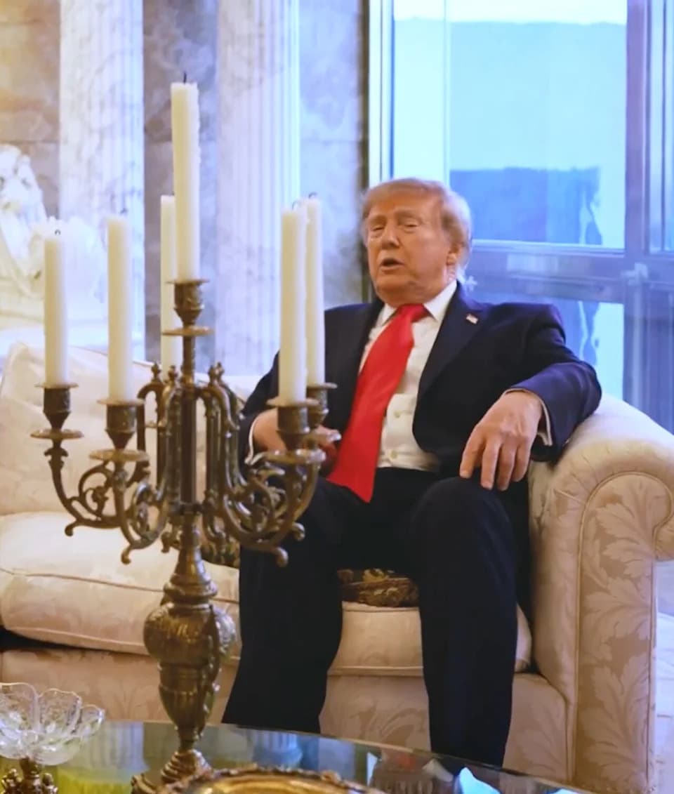 Video Shows Trump Using Throw Pillow On Sagging Sofa During Macron Visit — Renewed Scrutiny Of His Health