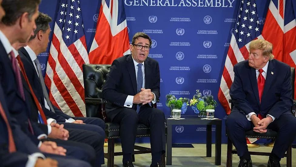 In the Room With the President: Trump Praises Andy Burnham — Calls Chagos Deal "Terrible"