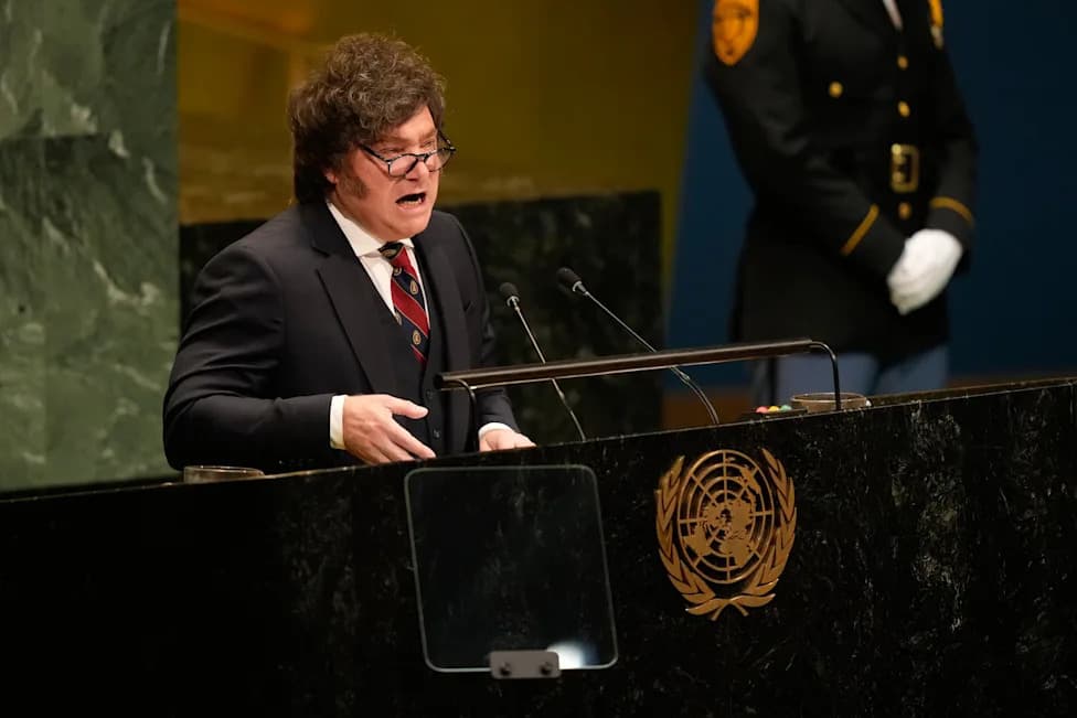 Milei Reaffirms Argentina's Falklands (Malvinas) Claim at U.N., Calls for a "Peaceful Solution"