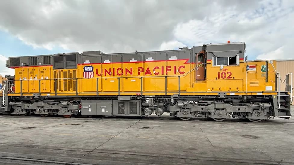 Union Pacific Begins California Trials of Wabtec FLXdrive Battery-Electric Locomotives
