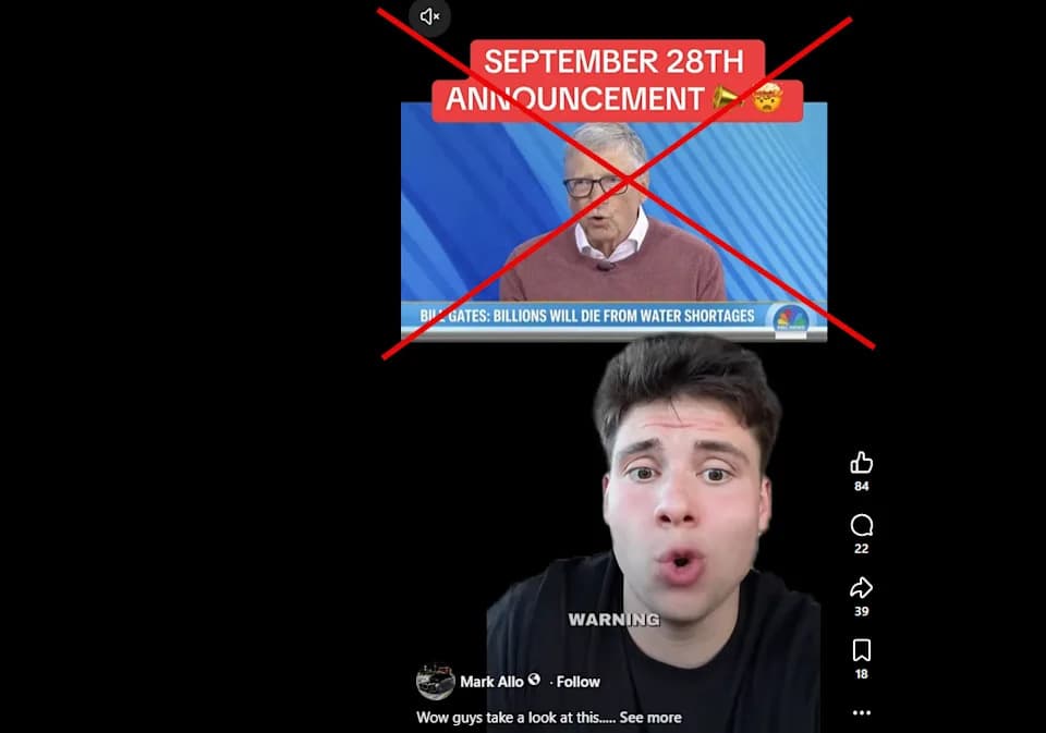 Deepfake Alert: Bill Gates Did Not Endorse ‘World Water Reserve’ Crypto Ahead Of UNGA