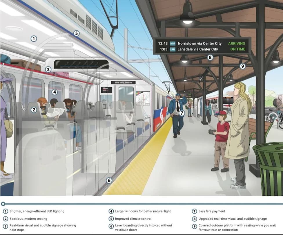 SEPTA Unveils Ambitious 'Accelerate' Plan to Modernize Regional Rail, Subway and Trolleys