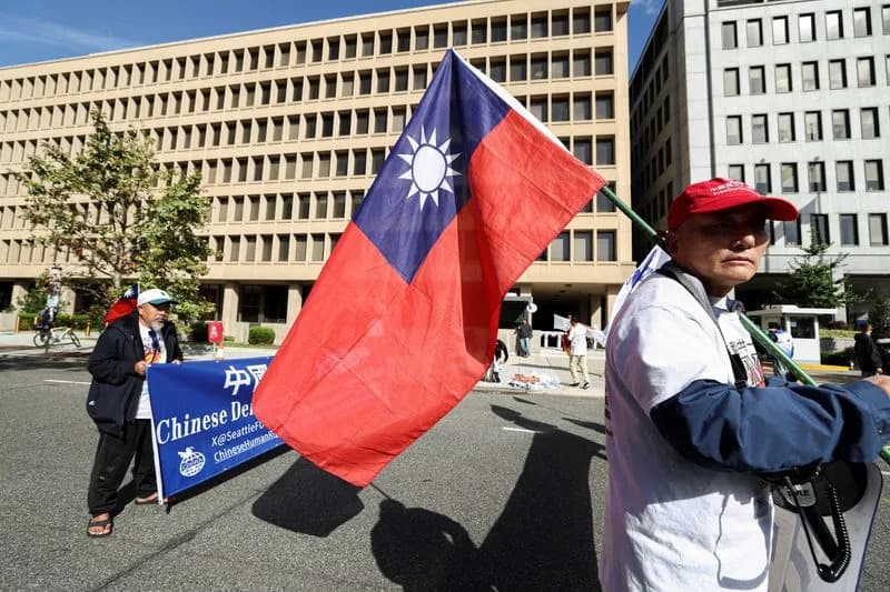 Taiwan Protests After Xi Urges Trump To Adopt Firmer U.S. Position On Island