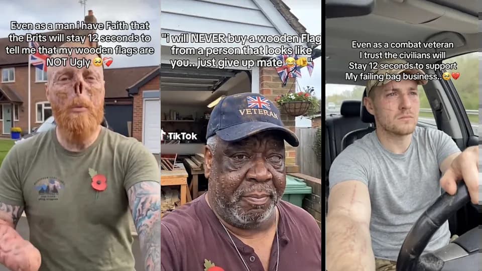 AI 'Pity Scams' Use Fake Wounded Veteran Videos To Sell Goods — Veteran Duped Out Of £155