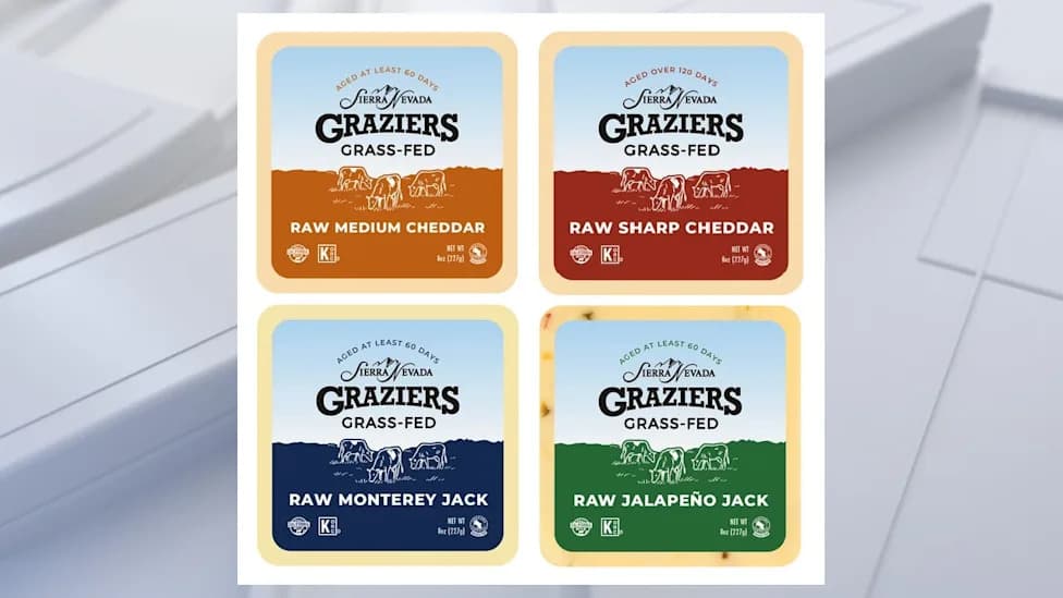Sierra Nevada Recalls Four Graziers Raw‑Milk Cheeses Linked to Multi‑State E. coli Outbreak