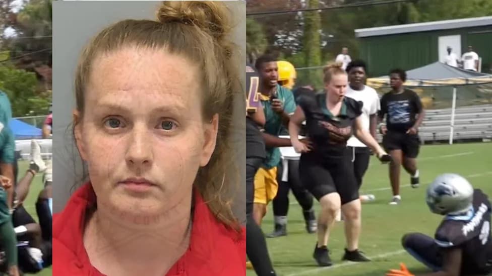 Florida Woman Allegedly Kicked 13-Year-Old During Pop Warner Fight, Confronts Deputies
