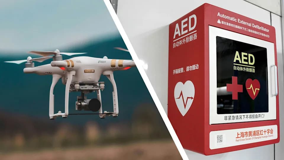 Drones Could Deliver Defibrillators Nearly 4 Minutes Faster, French Study Finds