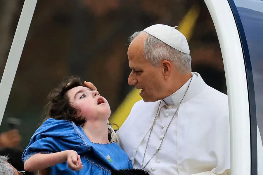 Pope Leo XIV's Tender Blessing of a Girl With Disabilities Becomes Symbol of His France Visit