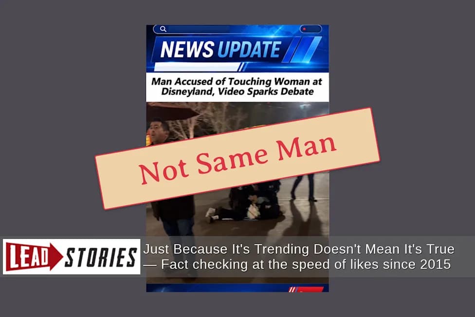 Fact Check: Viral Clip Uses 2024 Instagram Footage — Not the Arrest in Yoatzi Castro's 2026 Disneyland Incident