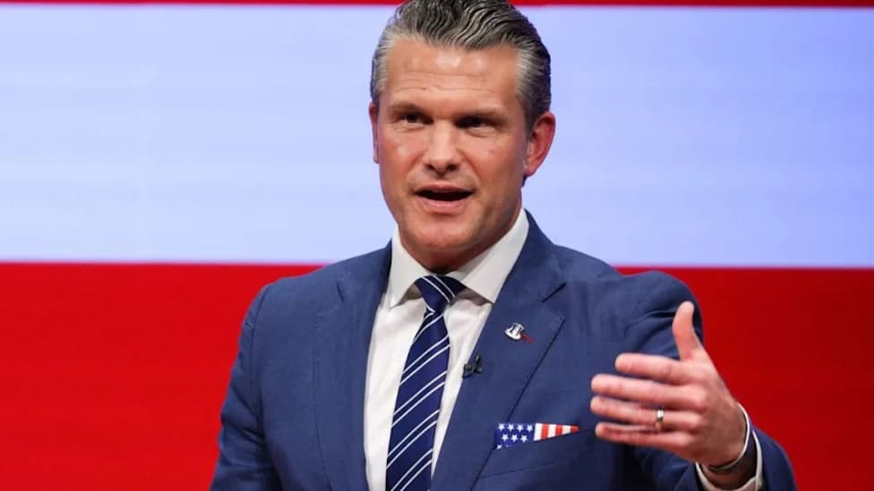 Pete Hegseth Leads Pentagon Run in 'THIS IS WAR' Shirts — Critics Call It Performative