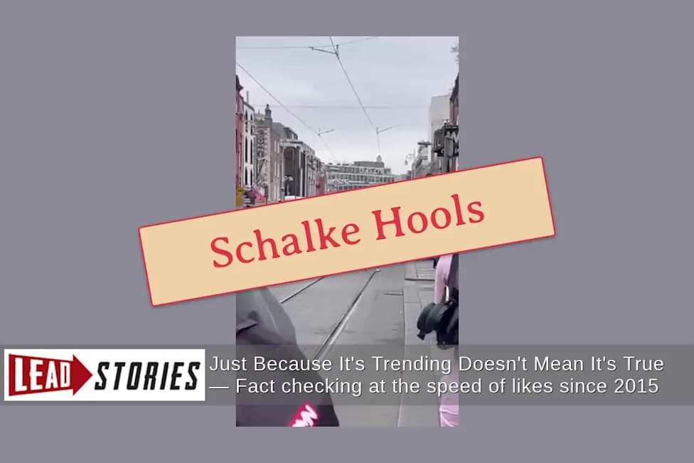 Fact Check: Viral Video Shows FC Schalke 04 Fans in Dublin (Oct 2025) — Not Muslims Chanting in Sept 2026