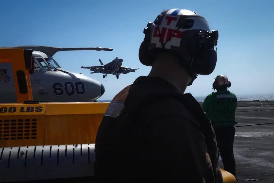 Trump Says War With Iran Would End "Very Quickly" as More U.S. Forces Deploy to Middle East