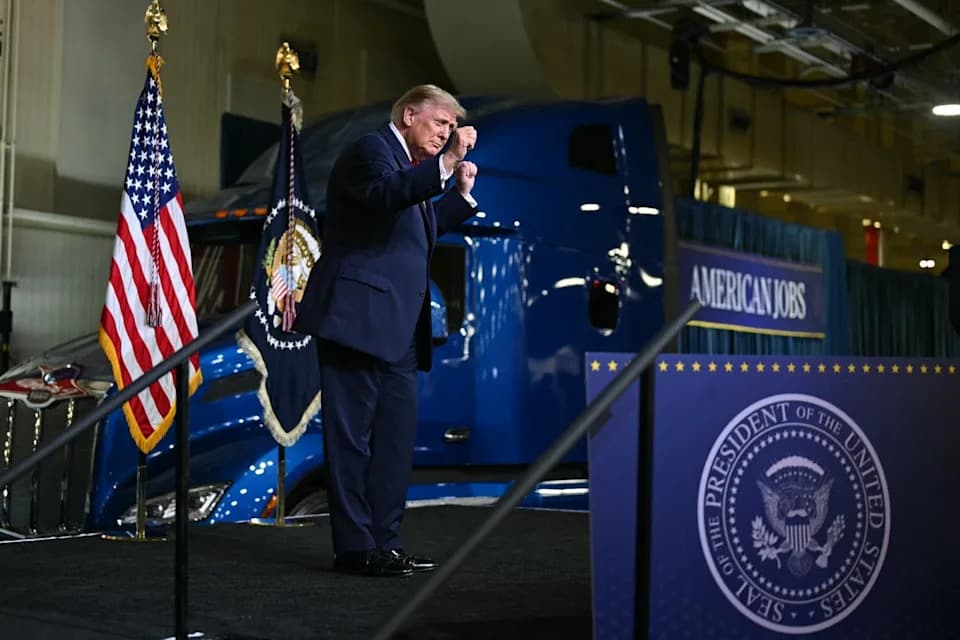Trump Boasts ‘I Can Go Ramp, I Can Go Stair’ at Denton Rally, Takes a Shot at Biden