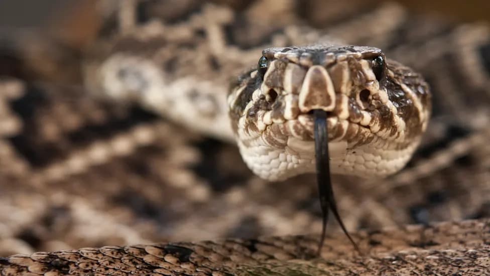 Gigantic Eastern Diamondback Swims Across Hilton Head Backyard Pool, Then Slithers to Woods