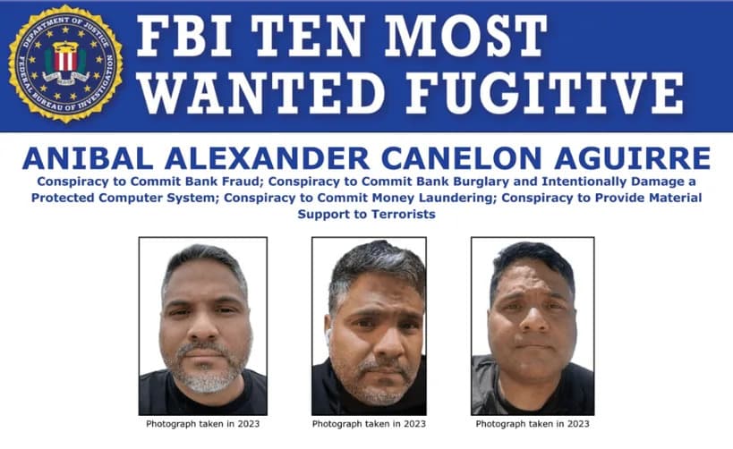 FBI’s First 'Cyber' Most-Wanted Fugitive, Anibal Canelon Aguirre, Returned to U.S.; Faces Trial in Nebraska
