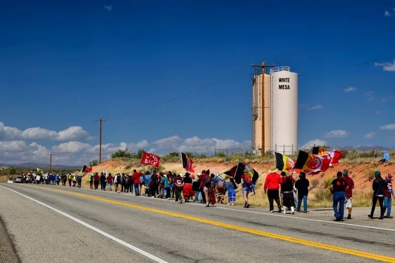 White Mesa Ute Community Holds 10th Spiritual Walk to Protest Uranium Mill, Protect Water and Sacred Sites