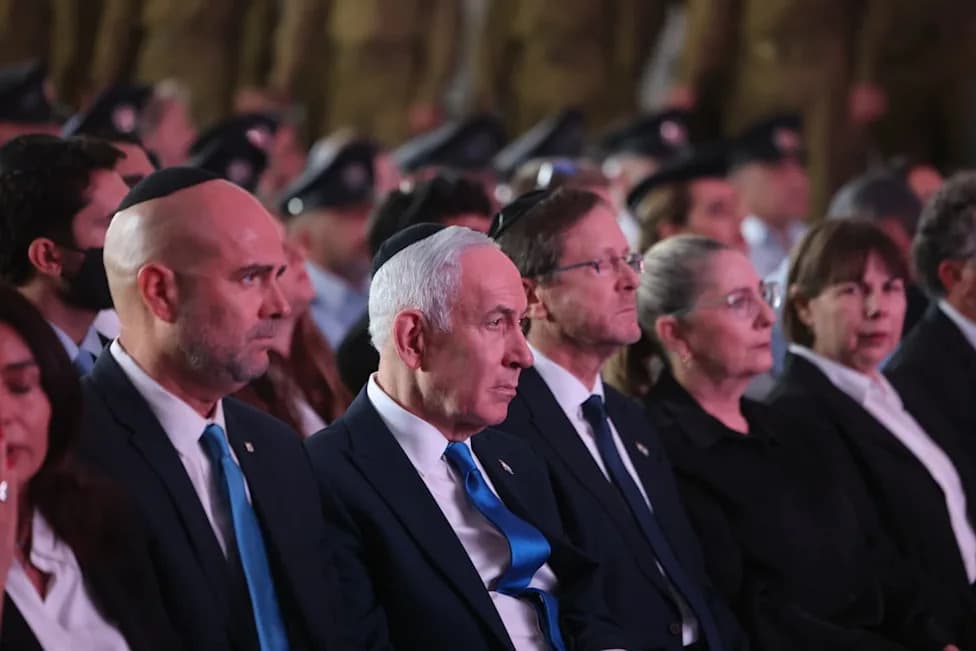 At October 7 Memorial, Netanyahu Vows 'No Hamas Rule' in Gaza; Herzog Urges Unity and Promises Probe